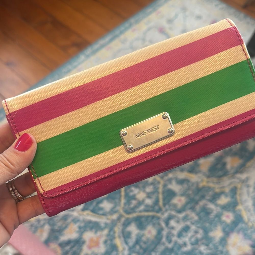 Nine West Multicolor Striped Women's Wallet